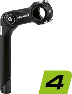 Produktbild von Ergotec Schaftvorbau OCTOPUS 2 Ø=254/254mm L=180/110mm 0/+60° schwarz-san