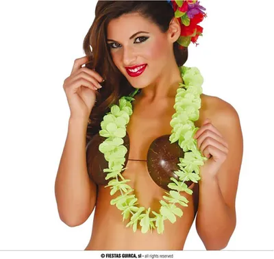 Produktbild von Hawaiikette HAWAII Aloha GRÜN Blumen