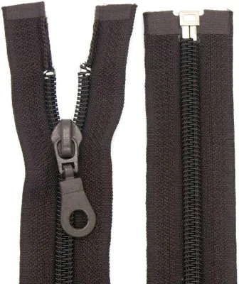 Produktbild von Reißverschluss Nylon 6mm teilbar 80 cm Braun