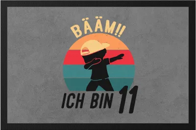 Produktbild von Dabbing Geburtstags 11 Jahre Jungs 11. Geburtstag Lustig Jungen Elf Fußmatte
