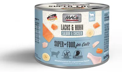 Produktbild von MAC's CAT LACHS & HÜHNCHEN, Adult, Huhn, Lachs, 200 g