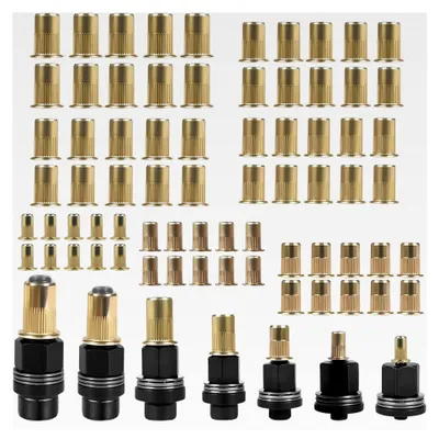 Produktbild von 77-teiliges Nietmutternzangen-Set für M3 bis M12 mit Muttern