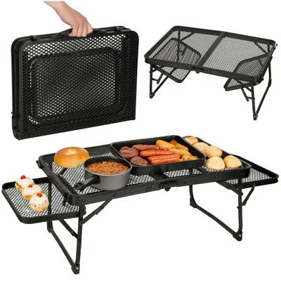 Obrázek produktu pro Stůl stolek turistický LUARO kempingový cateringový skládací 87 x 60 x 40 x 27 cm