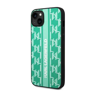 Image de Karl Lagerfeld Klhcp14Mpgklskn Iphone 14 Plus / 15 Plus 6,7 Hardcase Zielony/Green Monogram Stripe