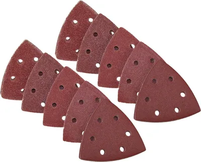 Produktbild von Veto Delta Schleifdreiecke 100 Blatt Körnung je 20x K40-60-80-120-180 Schleifscheiben Deltaschleifer