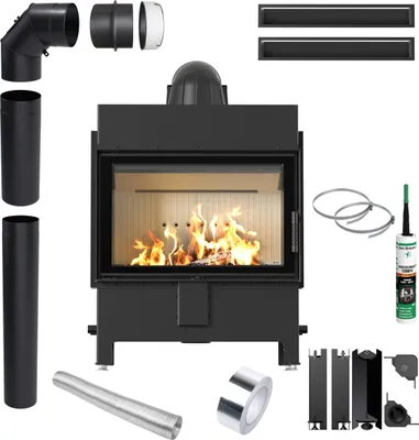 Immagine prodotto di Camino KRATKI LUCY 14 kW Ø200 Ecodesign Set di tubi Luft