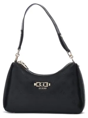 Produktbild von Guess Anise Double Zip - Schultertasche 28.5 cm (black logo)
