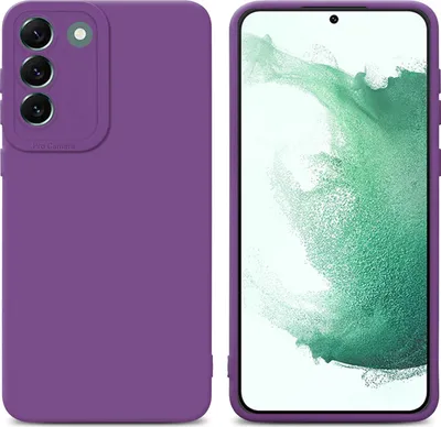 Produktbild von Cadorabo Hülle für Samsung Galaxy S22 PLUS Schutz Hülle in Lila TPU Silikon Etui Case Handyhülle