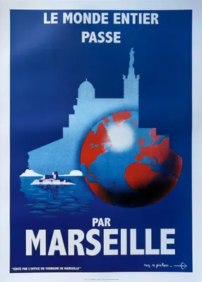 Obrázok produktu pre MARSEILLE – Celý svet – plagát 50 x 70 cm