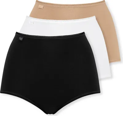Produktbild von Sloggi Maxi-Slip Baumwolle weiß 3er Pack Gr. 42