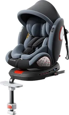 Immagine prodotto di Seggiolino auto, con cinture di sicurezza regolabili, adatto per bambini da 9 a 36 kg, modello DPC007-GRigio