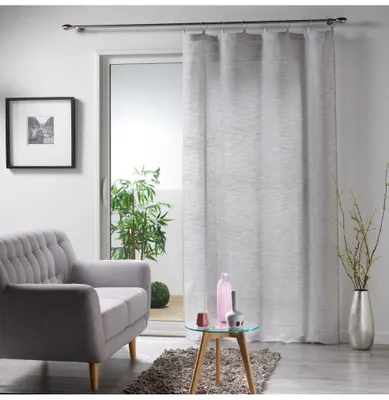 Image de Rideau à anneaux Milza - L 240 x l 140 cm - Gris