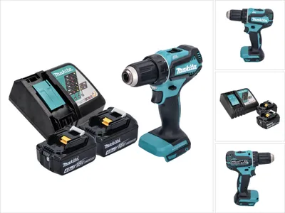 Produktbild von Makita DDF 485 RM Akku Bohrschrauber 18 V 50 Nm Brushless + 2x Akku 4,0 Ah + Ladegerät