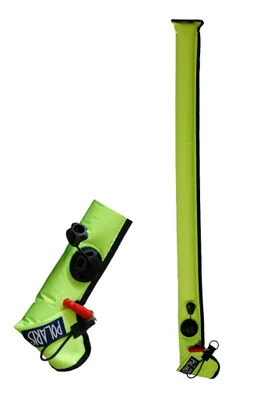 Produktbild von Polaris TEC Boje, 120 cm gelb, mit Inflatoranschluss und Schnellablass
