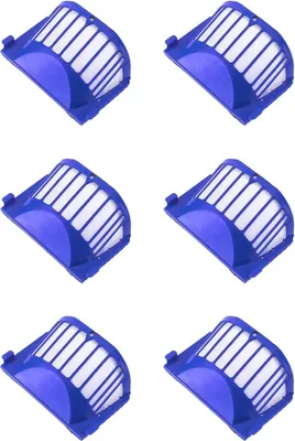 Produktbild von Ersatzfilter für iRobot Roomba 600er Serie und 500er Serie, Staubsaugerzubehör 6-teilig Filter