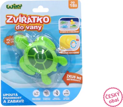 Produktbild von Aufziehbare Schildkröte für die Badewanne, 10 cm – tschechische Verpackung
