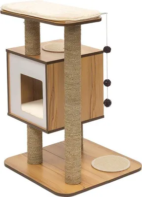 Produktbild von Katenspielhaus für große Katzen mit Kletterbaum