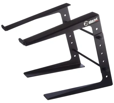 Productafbeelding van Laptop standaard - Verstelbaar 17 tot 34 cm - Voor laptops 30 tot 43 cm - Zwart