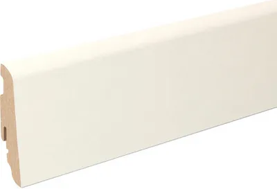 Produktbild von SKANDOR Sockelleiste reinweiß RAL 9010 FOFA655 FU60L 2400 x 58 x 19 mm