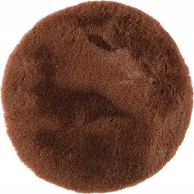 Obrázek produktu pro Hnědý čokoládový kožešinový koberec do pokoje 38 cm, 1 ks
