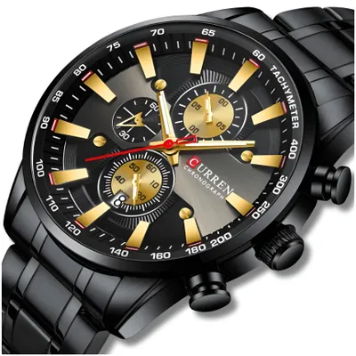 Zdjęcie produktu dla Zegarek Męski Curren Klasyczny Elegancki Chronograf Datownik 6 Kolorów
