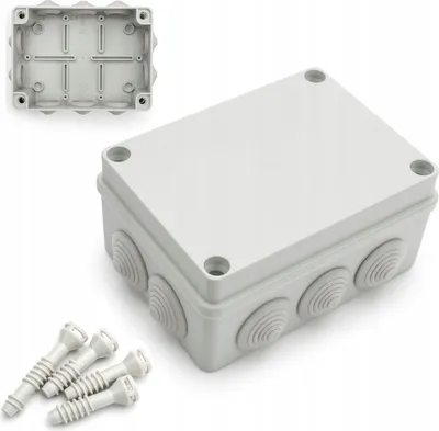 Obrázok produktu pre Povrchová skrinka 10 vývodiek IP65 190x140x70 sivá PAWBOL S-BOX 406