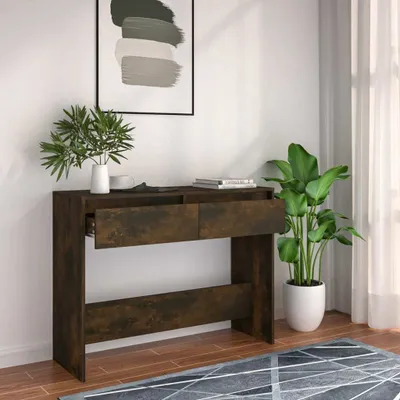 Produktbild von Konsolentisch Räuchereiche 100x35x76,5 cm Holzwerkstoff , Beistelltische Design 2024