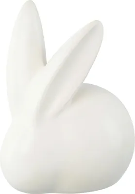 Produktbild von Deko-Hase - 13 x 13 cm - Weiß - Keramik - matt