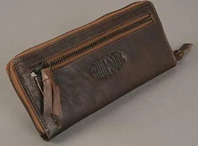 Produktbild von Damenbörse Lady Jane 21x10x2cm Leder braun