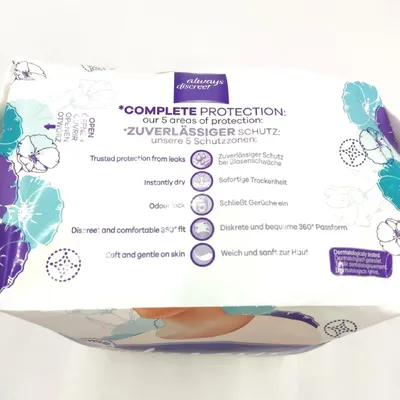 Produktbild von Always Discreet Frauen Inkontinenzslips Normal 5 Tropfen Unterwäsche 48 Stück