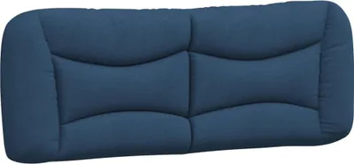 Immagine prodotto di Cuscino per testiera in tessuto blu da 120 cm