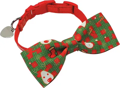 Produktbild von Nobby Glitzerhalsband Xmas mit Fliege, Größe: M