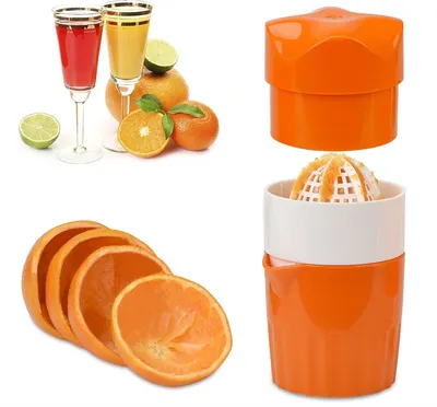 Produktbild von Lemon orange Entsafter Manuelle Zitruspresse für Obst Squeezer Original-Saft Beweglicher Haupt Küche Obst Entsafter,300ML