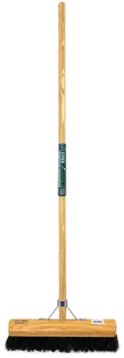 Zaalveger mit weichem Rosshaar, 40 cm, Holzstiel 160 cm