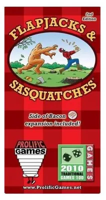 Zdjęcie produktu dla Flapjacks and Sasquatches (Second Edition) – Gra planszowa – Prolific Games – 2-8 graczy – 8+
