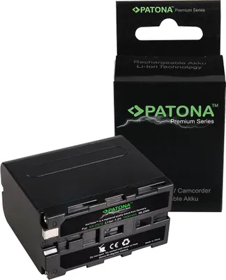 Produktbild von PATONA Premium Ersatzakku Sony NP-F970 CCD CCDSC5 CCD-SC5 CCDSC65 CCD-SC65 CCDTR1 CCD-TR1 – 7,2 Volt 7800 mAh