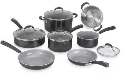 Immagine prodotto di Set di pentole e padelle in Vetroceramica Cuisinart, composto da 11 pezzi