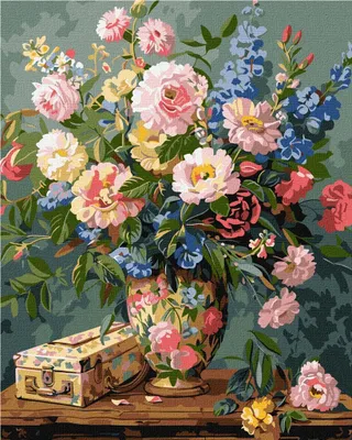 Obrázek produktu pro Malování podle čísel - Květinová fantazie 40x50cm