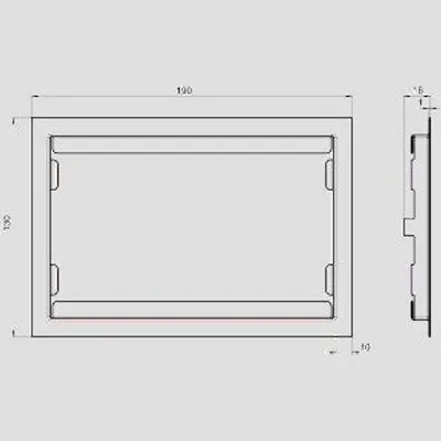 Produktbild von SANIT 04.067.00..0000 WC-Nachrüstrahmen 10mm Edelstahl