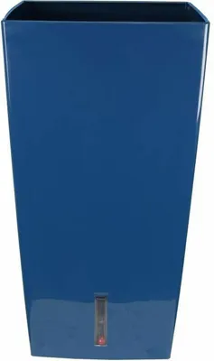 Image de RIVIERA EVA NEW HAUT Bac à fleurs carré - Plastique - 52x52 cm - Bleu