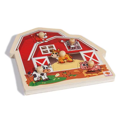 Zdjęcie produktu dla Eichhorn Drewniane puzzle z dźwiękiem, 6 szt.