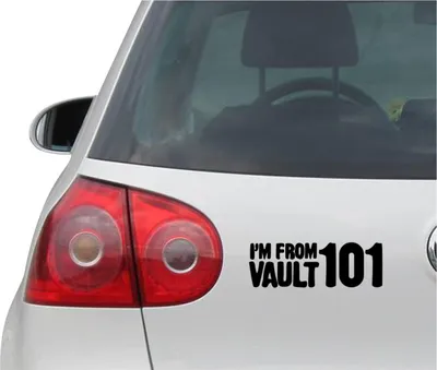 Produktbild von Aufkleber / Autoaufkleber - JDM - Die cut - Im From Vault 101 Decal Auto Fenster Laptop Sticker - schwarz - 149mmx48mm