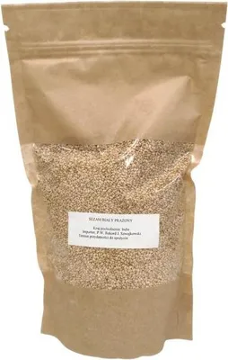 Produktbild von Gerösteter Weißer Sesam Für Sushi - 500g - Glutenfrei - Sushi-zutaten - Sesamsamen