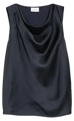 Produktbild von Comma Damenbluse in der Farbe Blau, erhältlich in der Konfektionsgröße 46