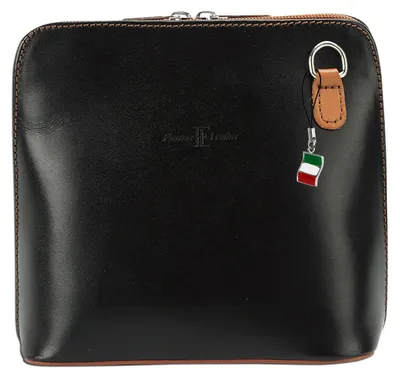 Produktbild von Florence Damen Abendtasche Leder schwarz braun OTF109F