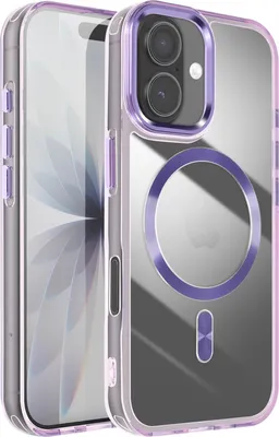 Produktbild von Avizar, Hülle iPhone 17 Cristal Color MagSafe-kompatibel, Violett