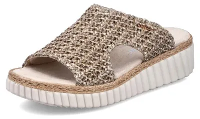 Produktbild von Rieker Damen Plateau-Sandalen 69280-60 Weite Breit Pull-on Synthetik Marble / 60