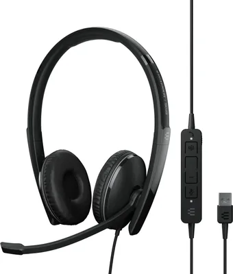 Image de EPOS | Casque audio filaire supra-auriculaire ADAPT 160T ANC USB Type-A Noir
