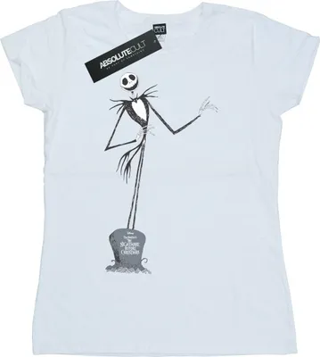 Produktbild von Disney - "Nightmare Before Christmas" T-Shirt für Damen BI35484 (L) (Weiß)