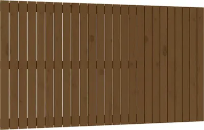 Produktbild von vidaXL Wand-Kopfteil Honigbraun 159,5x3x90 cm Massivholz Kiefer